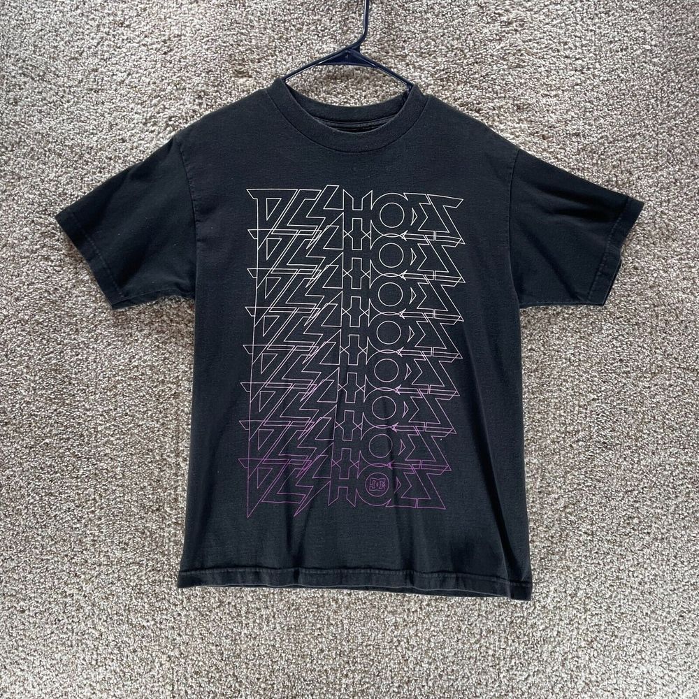 Vintage DC Shirt Mens Medium Black Skateboarding Rob Dyrdek Short Sleeve Crew